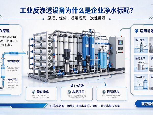 工业反渗透设备为什么是企业净水标配？原理、优势、适用场景一次性讲透